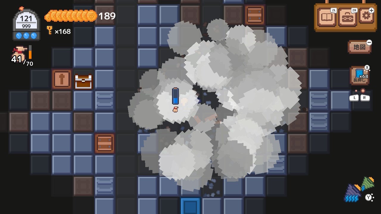 大規模な爆発シーン