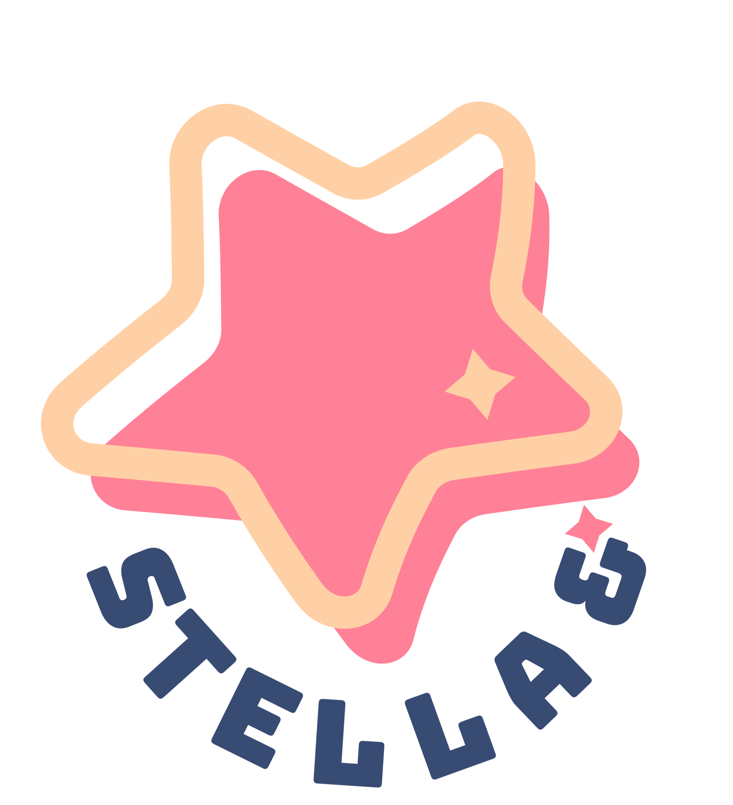 Stellaのピンクの星ロゴ
