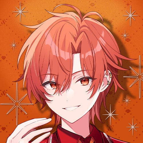 金髪のキャラクターが笑顔