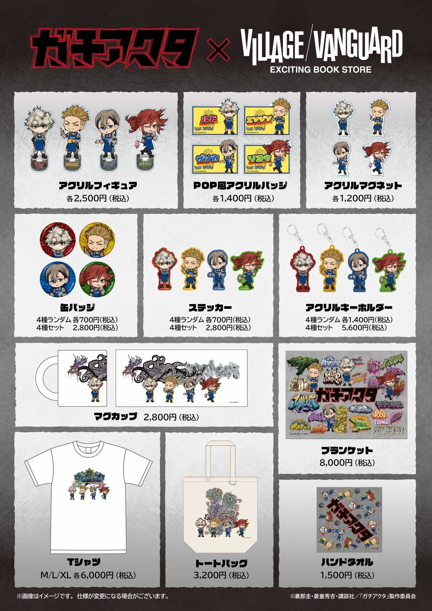 キャラクターグッズの詳細一覧