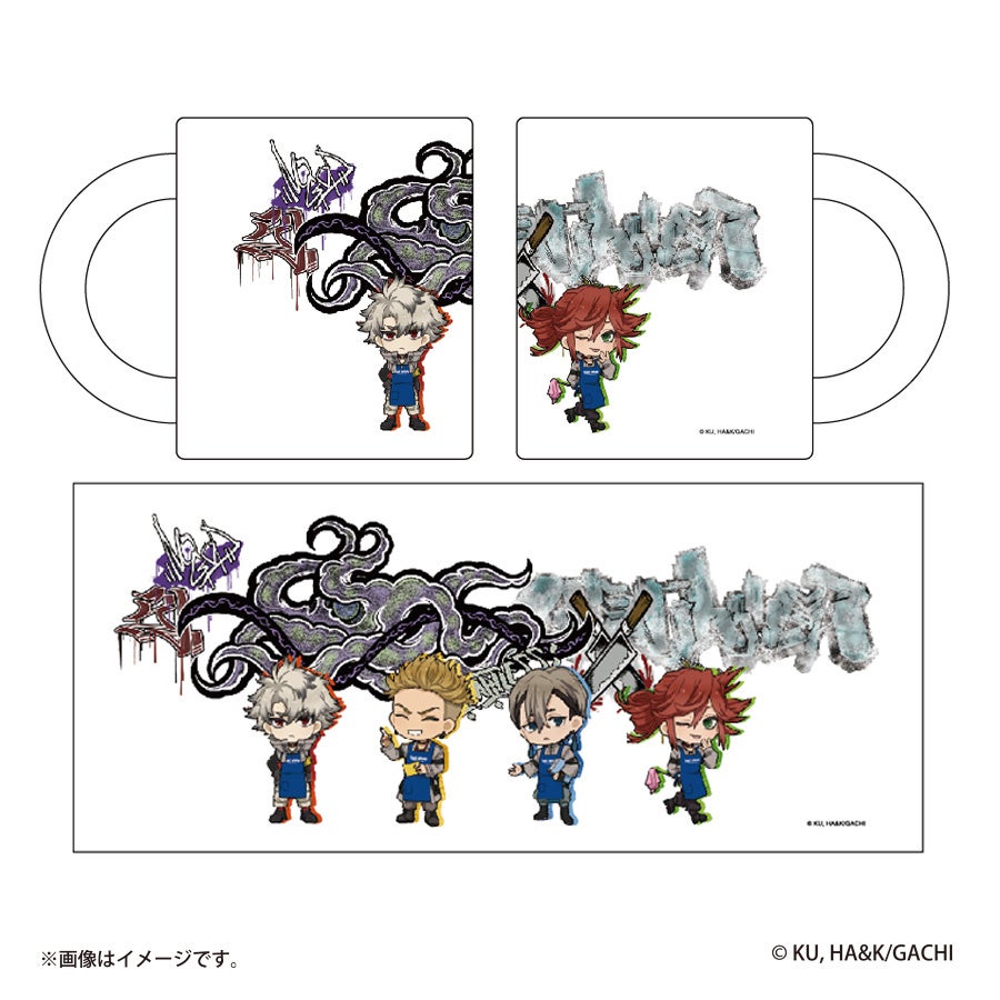 キャラクターイラストのマグカップ