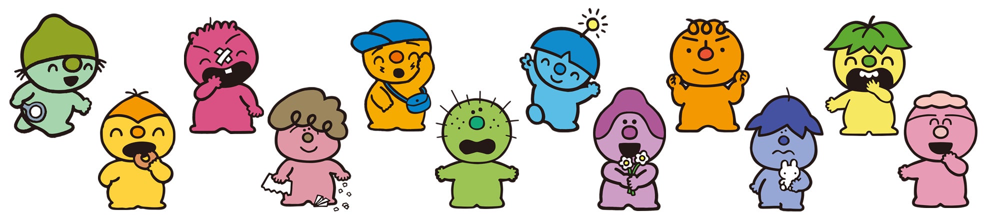 個性豊かなキャラクターたち集結