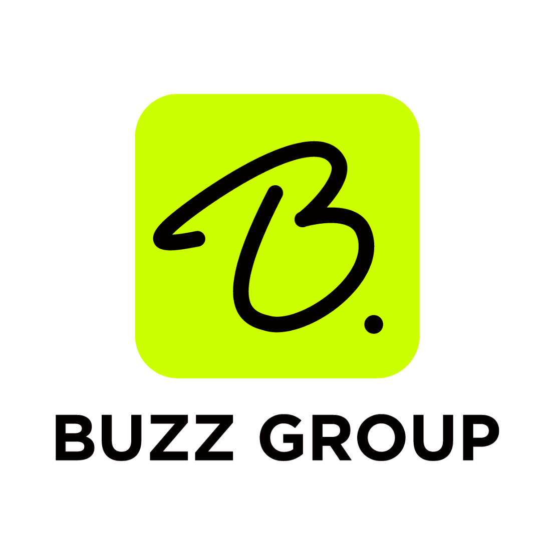 BUZZ GROUPの緑のロゴ