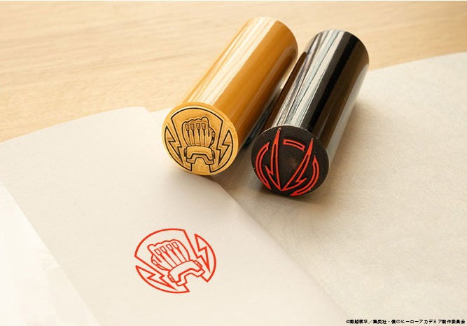 ヒロアカエンブレムスタンプとギフトタグ