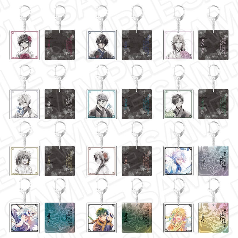 キャラデザインのキーホルダー