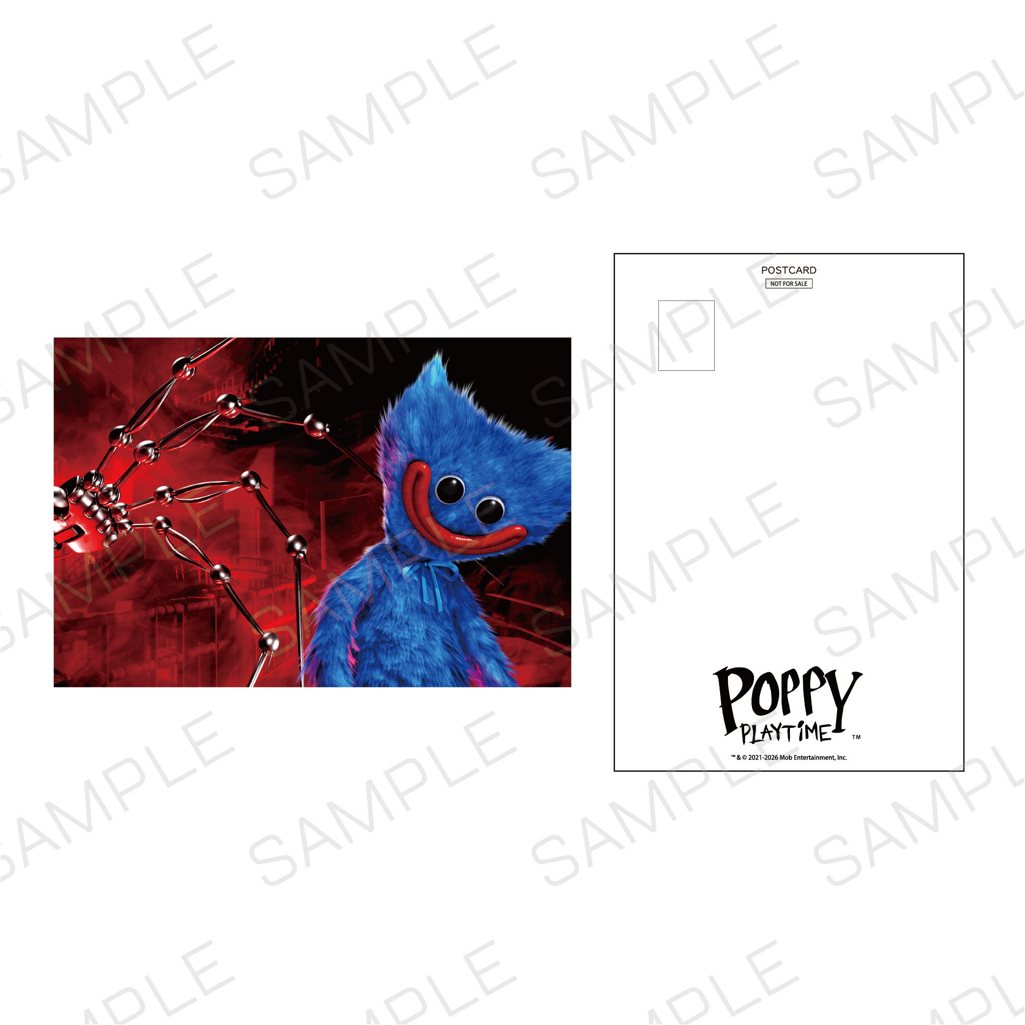 ポストカードのデザインと裏面