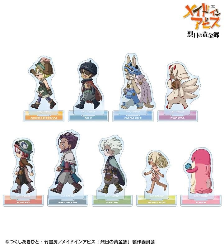 キャラクターのアクリルスタンド集合