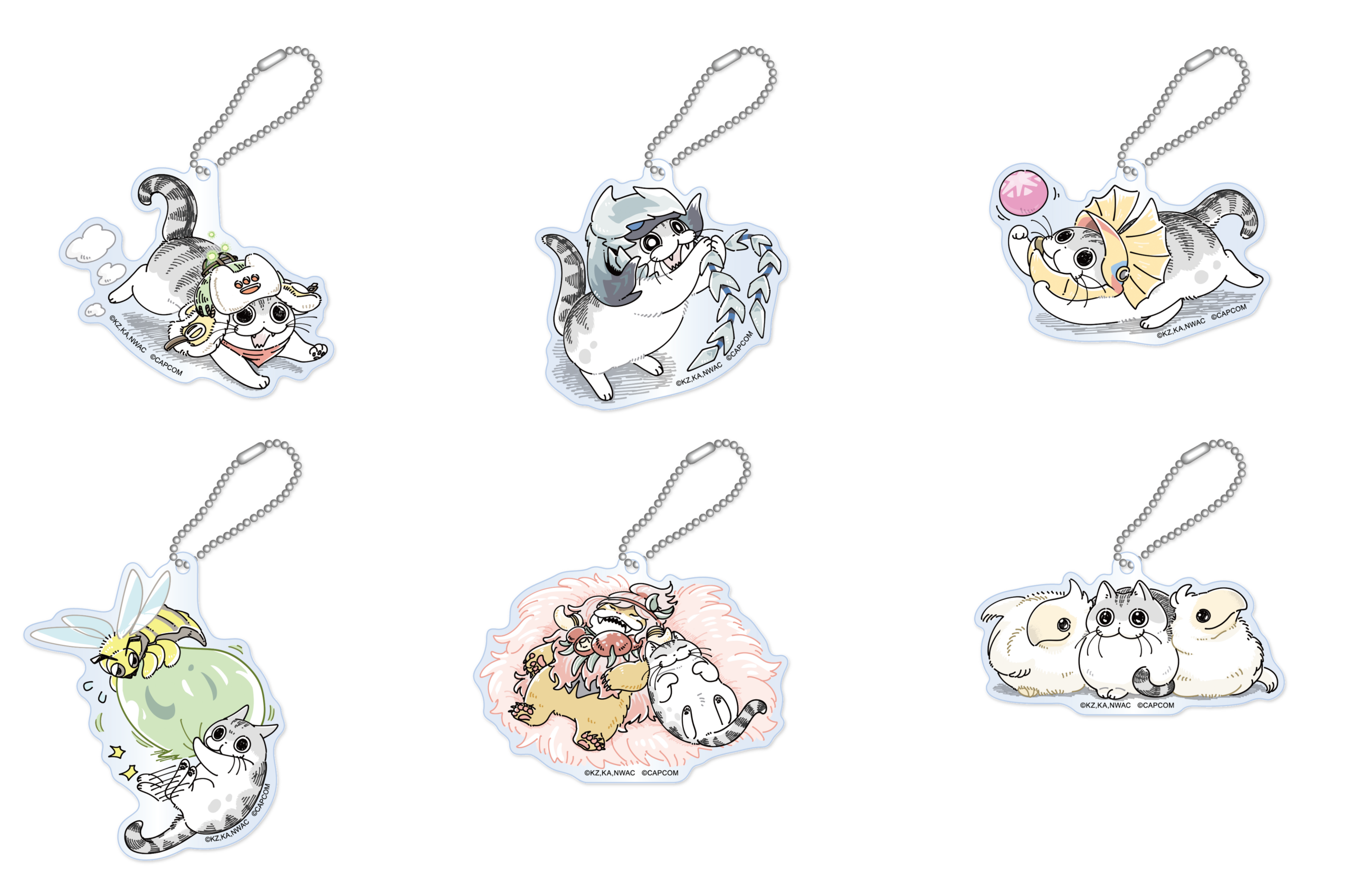 モンハンコラボアクリルキーホルダー