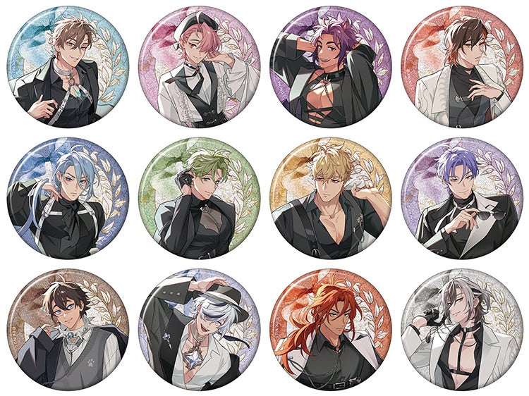 ラウンドバッジのキャラクターデザイン