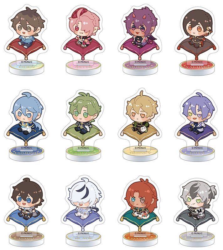 デフォルメされたキャラのアクリルスタンド