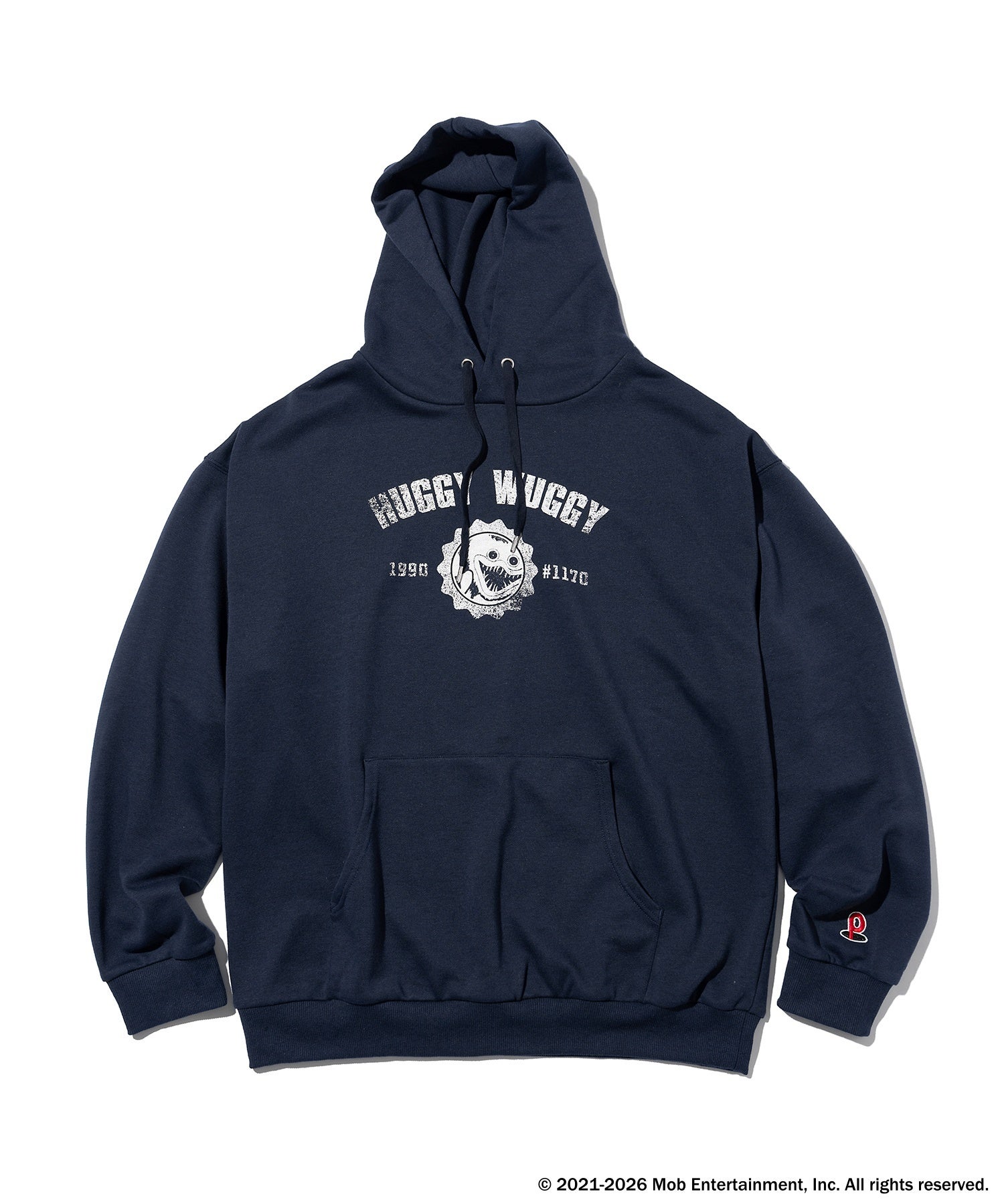 Huggy Wuggyデザインのネイビーパーカー