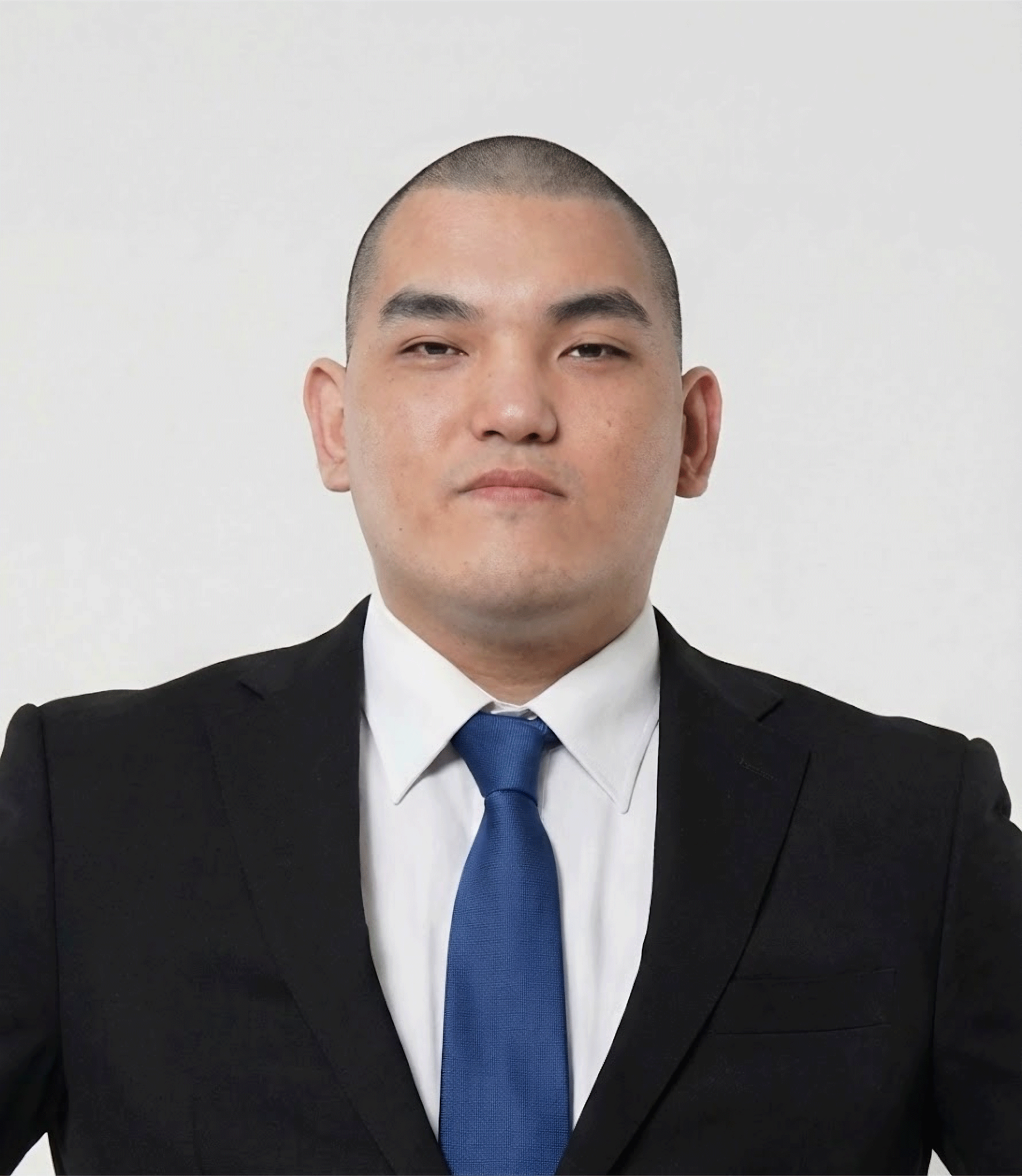 不明な人物の制服姿