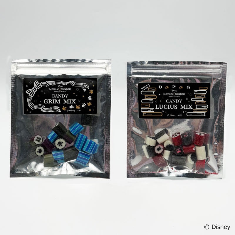 カラフルなグリムとルチウスのキャンディ