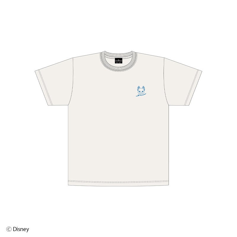 ブルーのグリムデザインTシャツ