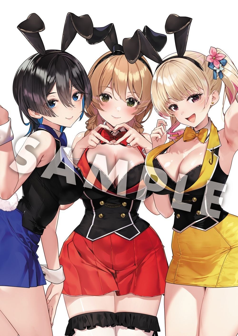 黒髪バニーと仲間たちの魅力満載