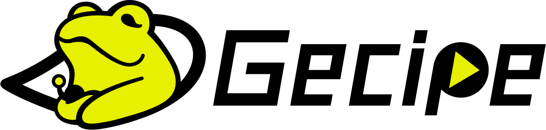ゲシピ株式会社のカエルのロゴ