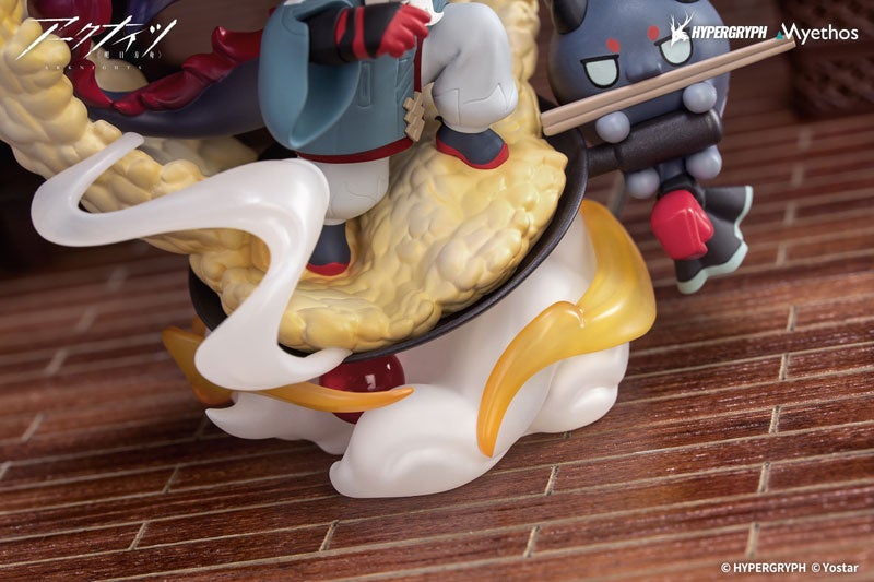 台座とフィギュアの足元部分