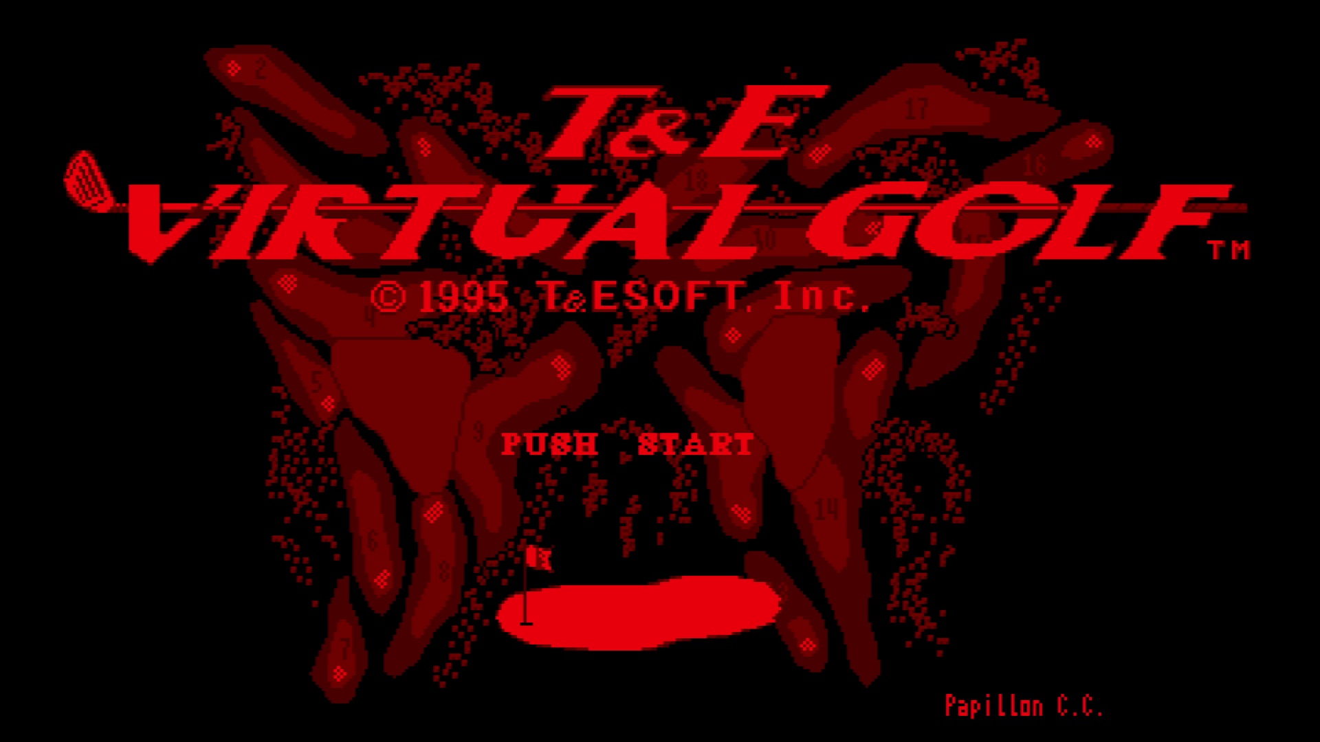 T&Eバーチャルゴルフのタイトル