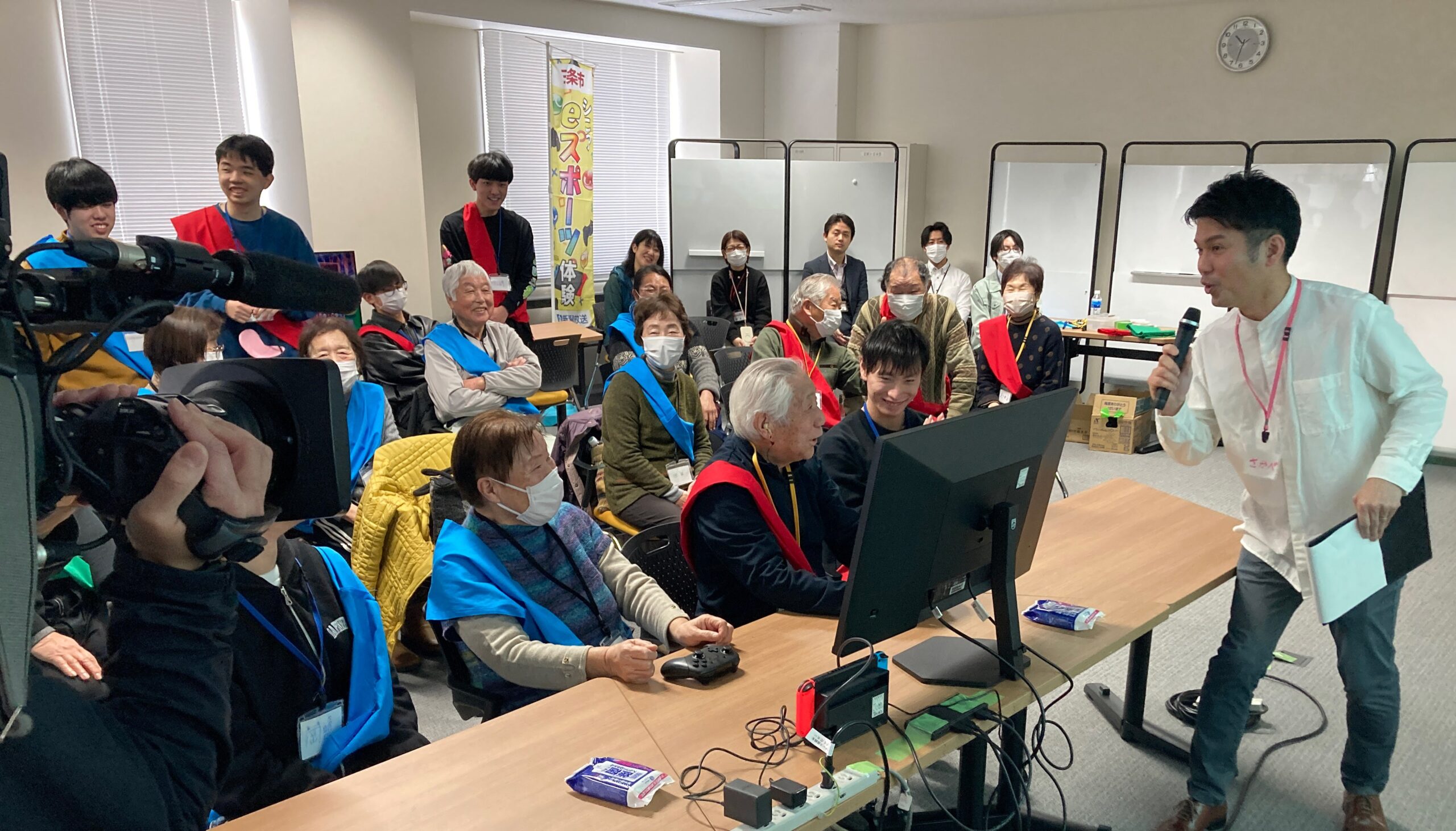 司会者と観衆が一体となるイベント