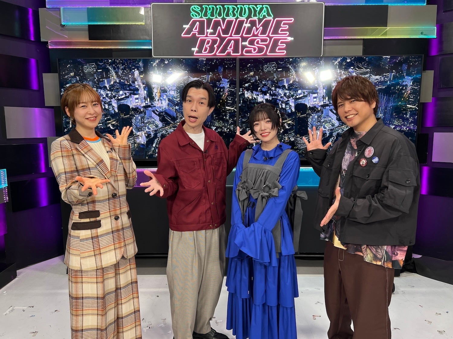 渋谷アニメベースでの和泉風花と出演者