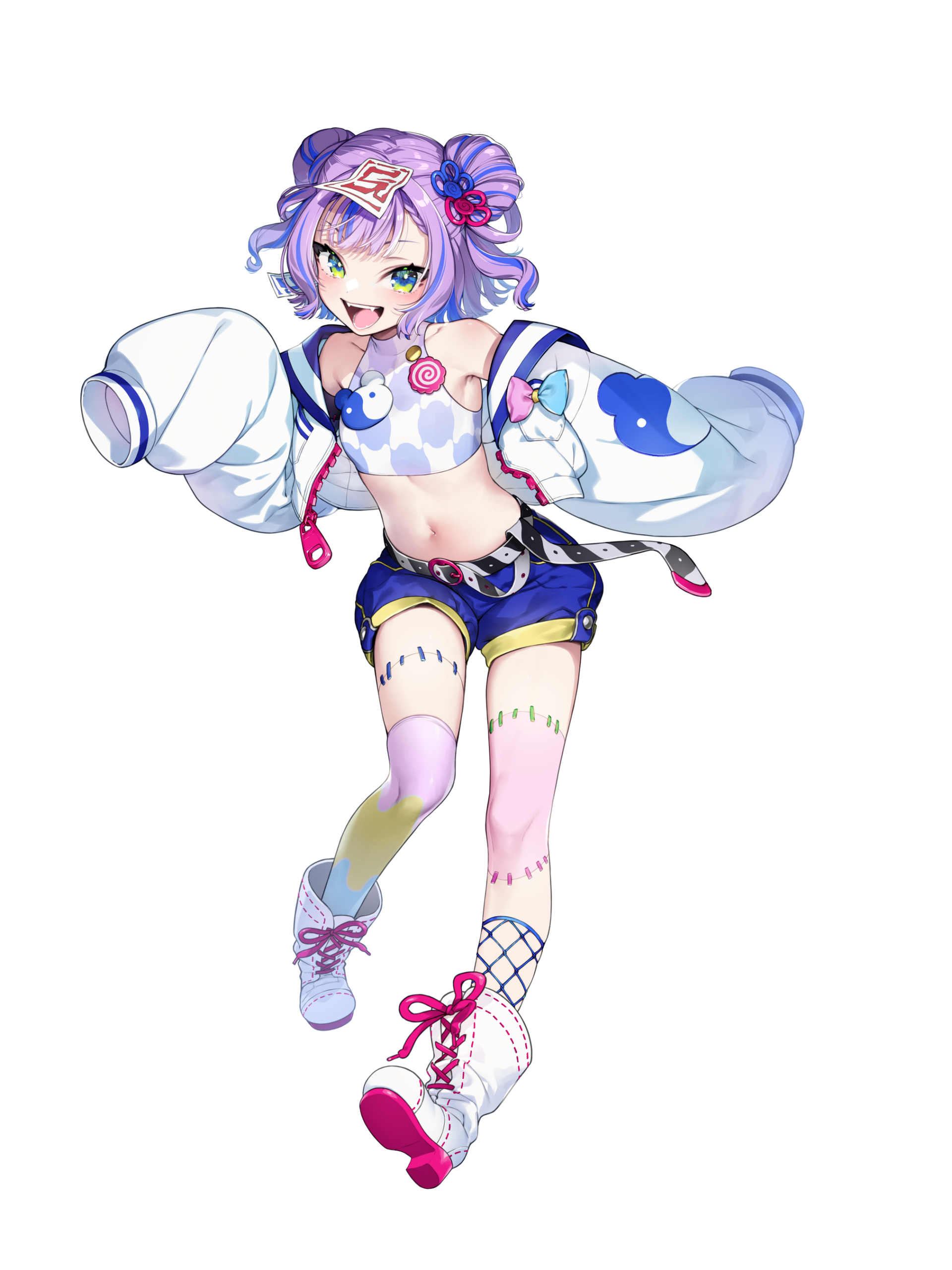 鮮やかな衣装のVTuberが元気に登場