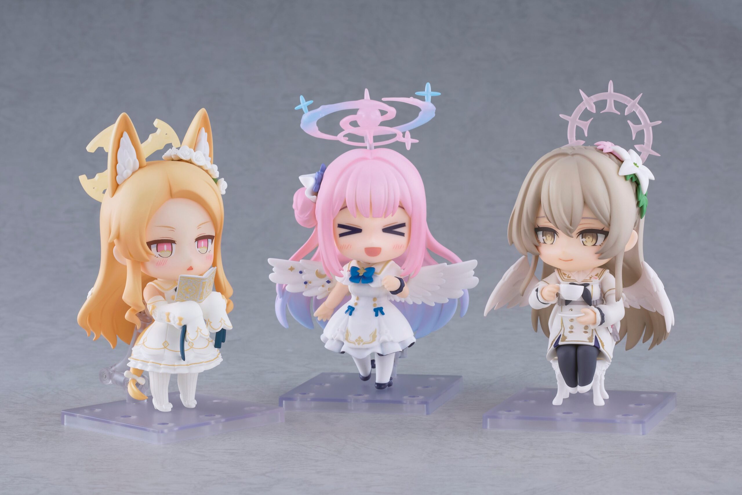 3体のねんどろいど並び