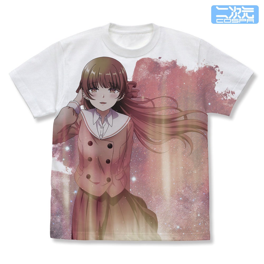 優雅な表情のキャラTシャツ