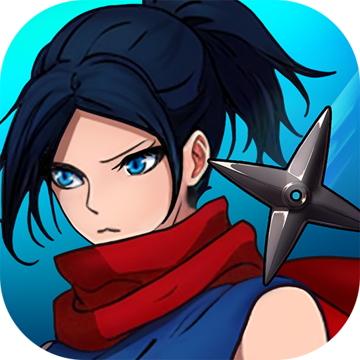 獣忍伝の女性忍者と手裏剣