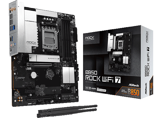ASRock B850 ROCK WiFi 7マザーボード