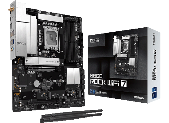 ASRock B860 ROCK WiFi 7マザーボード