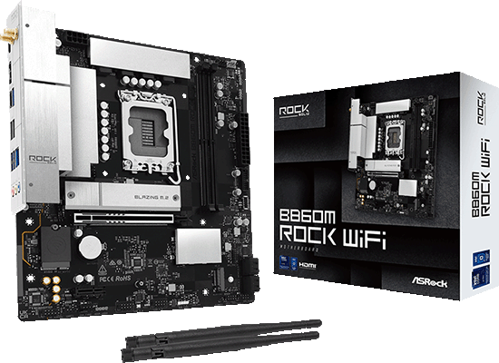 ASRock B860M ROCK WiFiパッケージ
