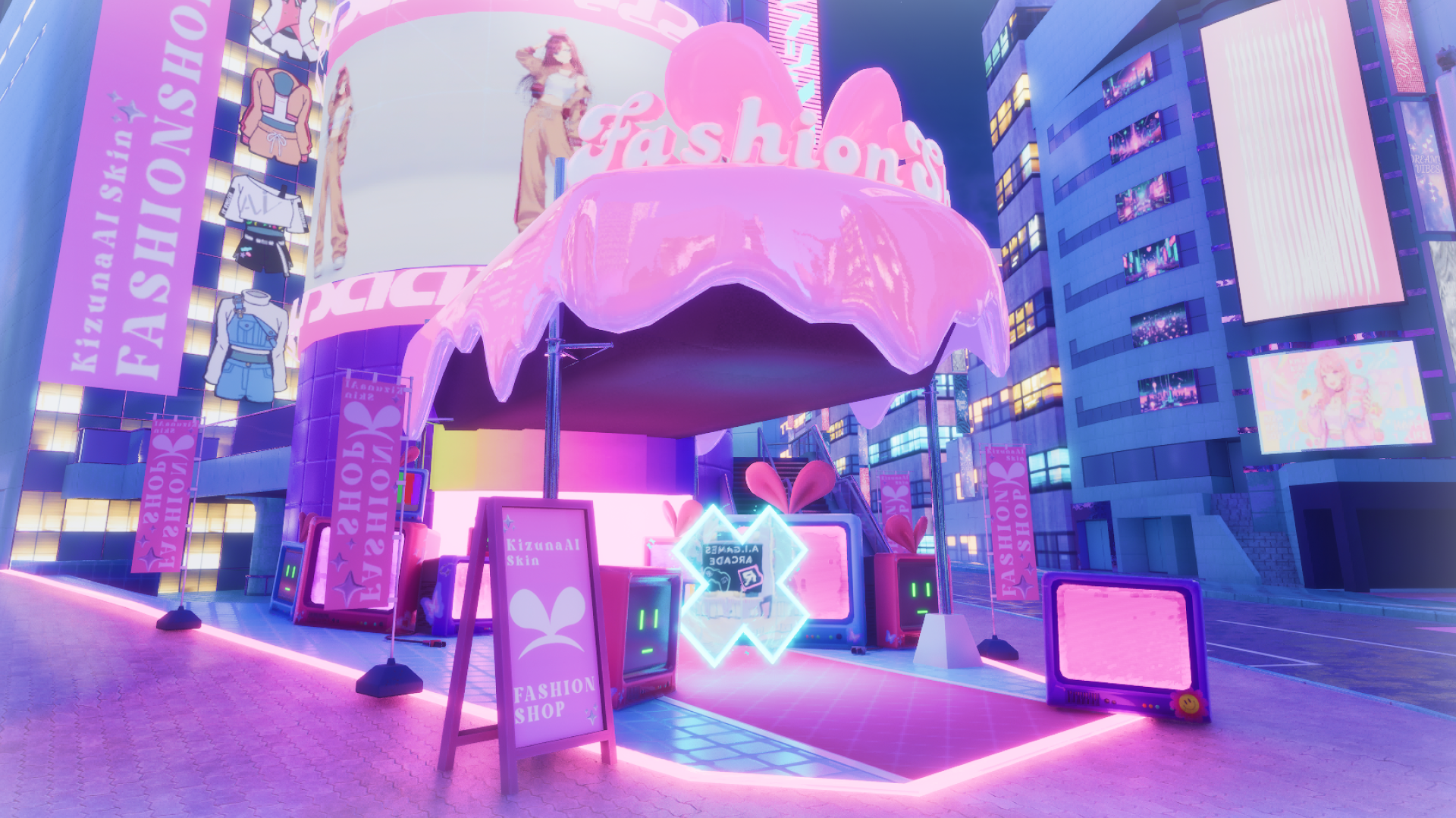 KizunaAIスキンのファッションショップ