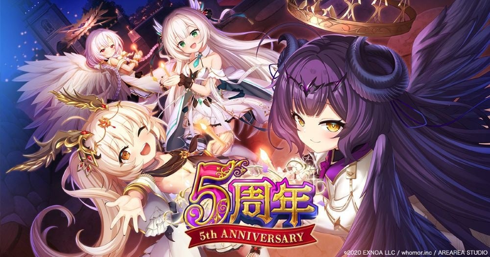 5周年記念キャラクター集合アート