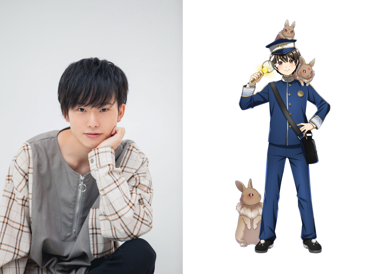 デニムジャケットの男性声優とキャラ