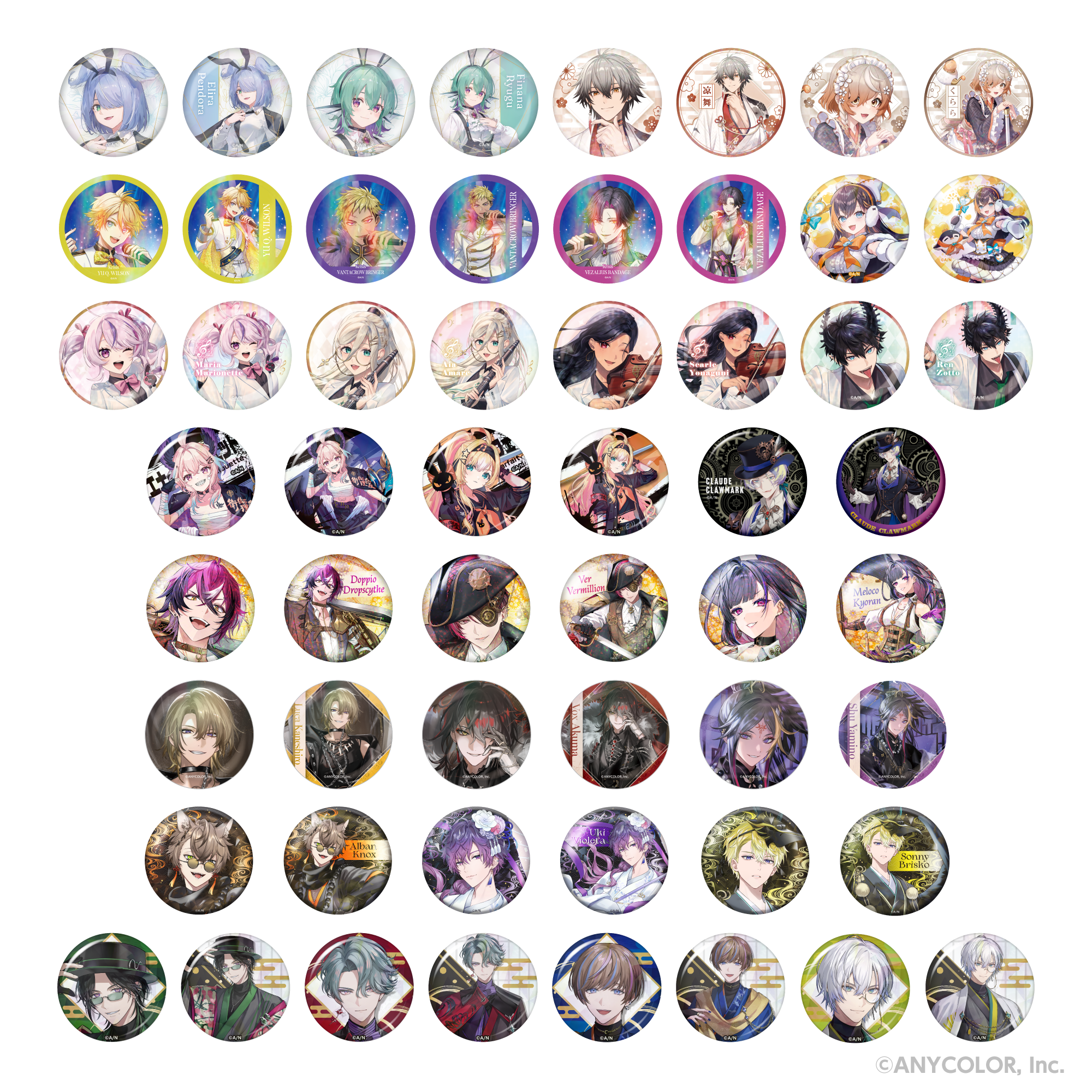 カンバッジコレクション全種