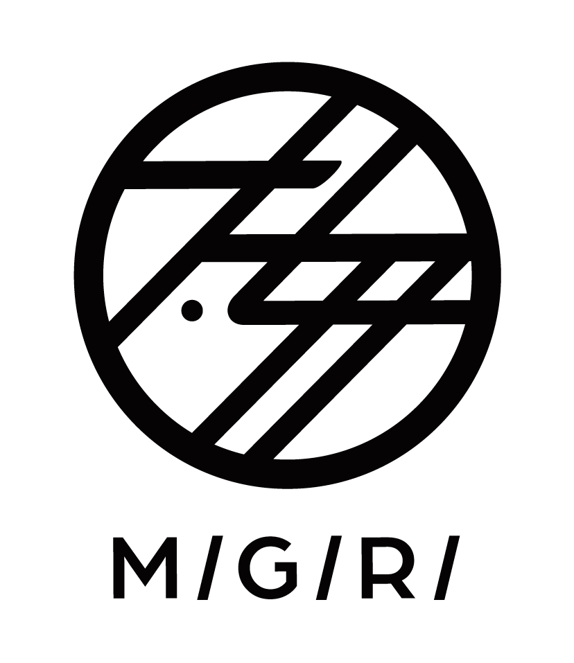 M/G/R/のロゴデザイン