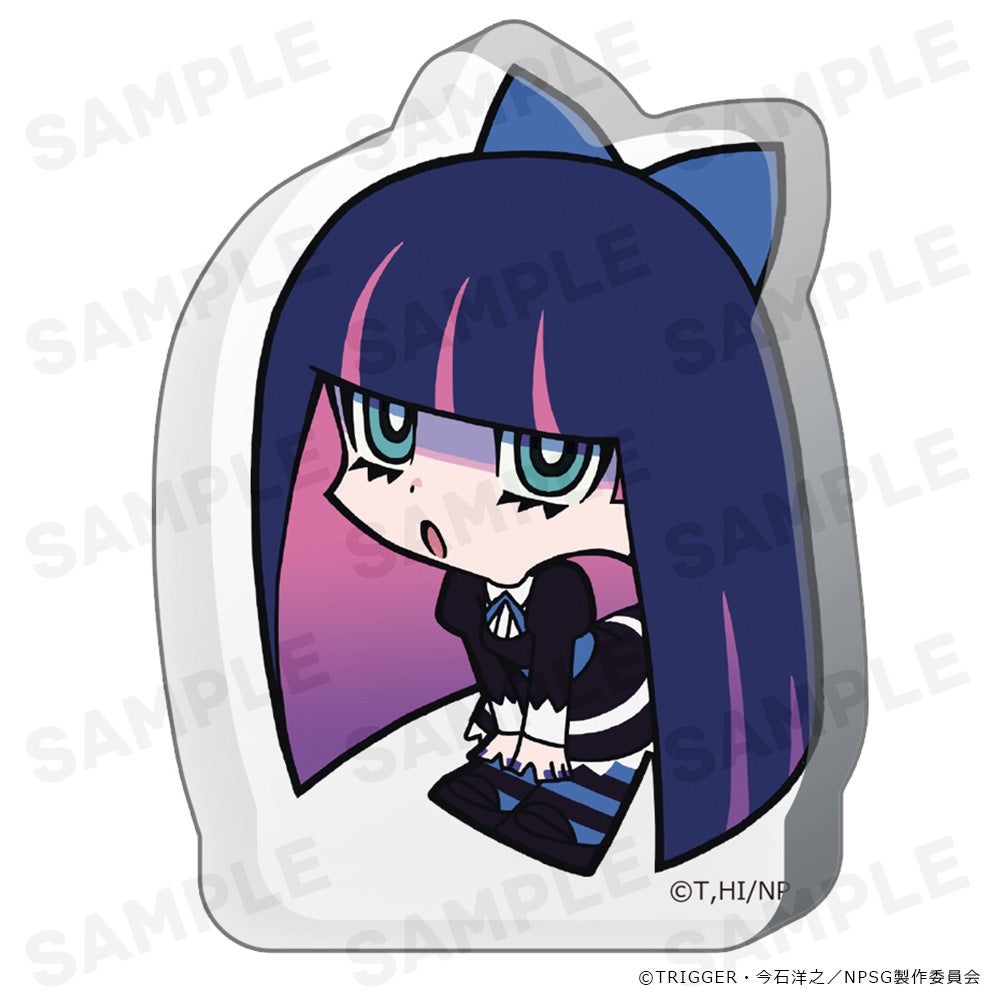 青い髪のキャラクターのイラスト