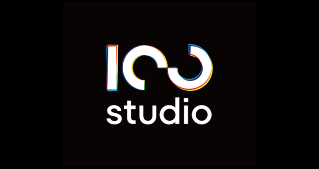 100studioのロゴデザイン