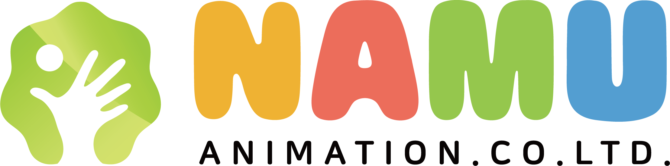 NAMU Animationのカラフルロゴ