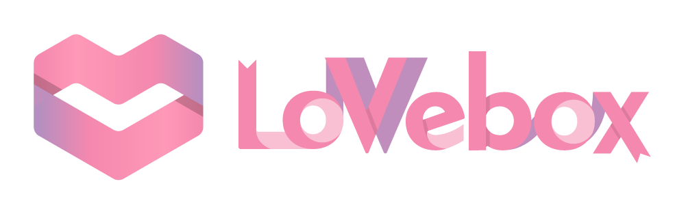 LoVeboxのピンクロゴ