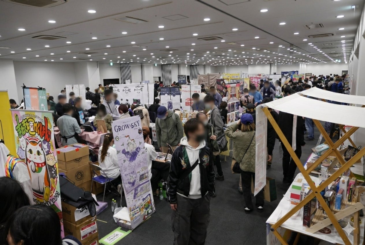 名古屋ボードゲーム楽市の会場風景