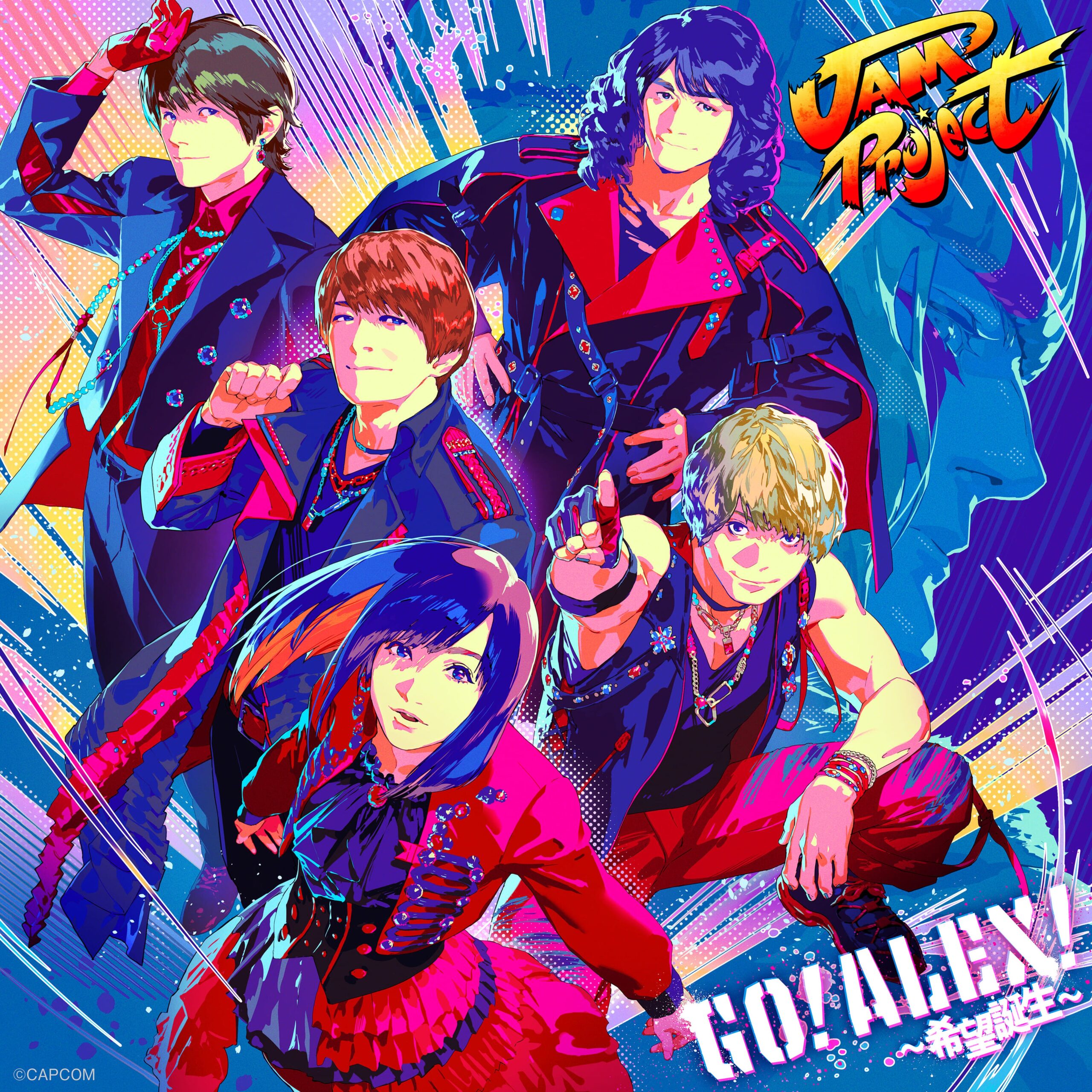 JAM Projectメンバーのカラフルなイラスト