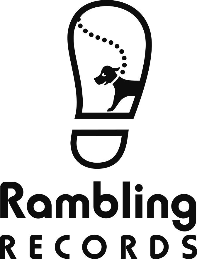 Rambling Recordsの犬の足跡ロゴ