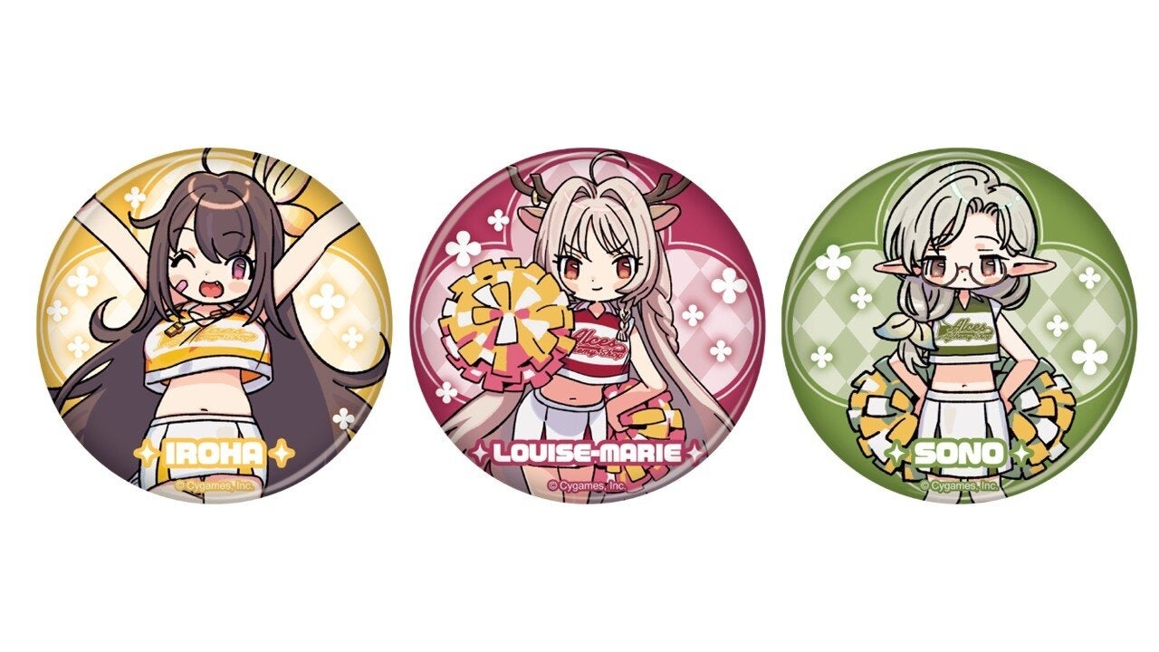 プリコネキャラの缶バッジデザイン