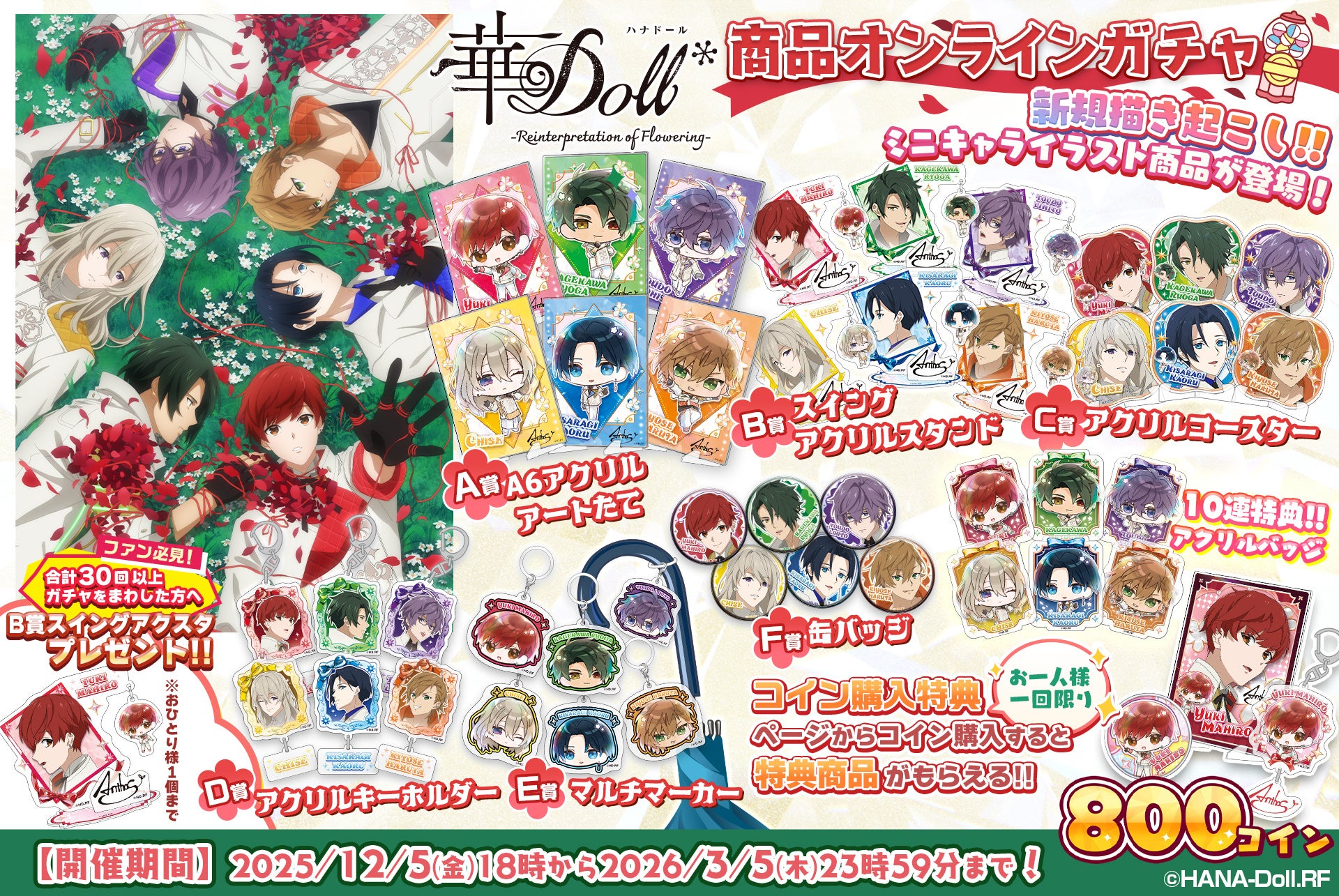 華Dollオンラインガチャ商品一覧