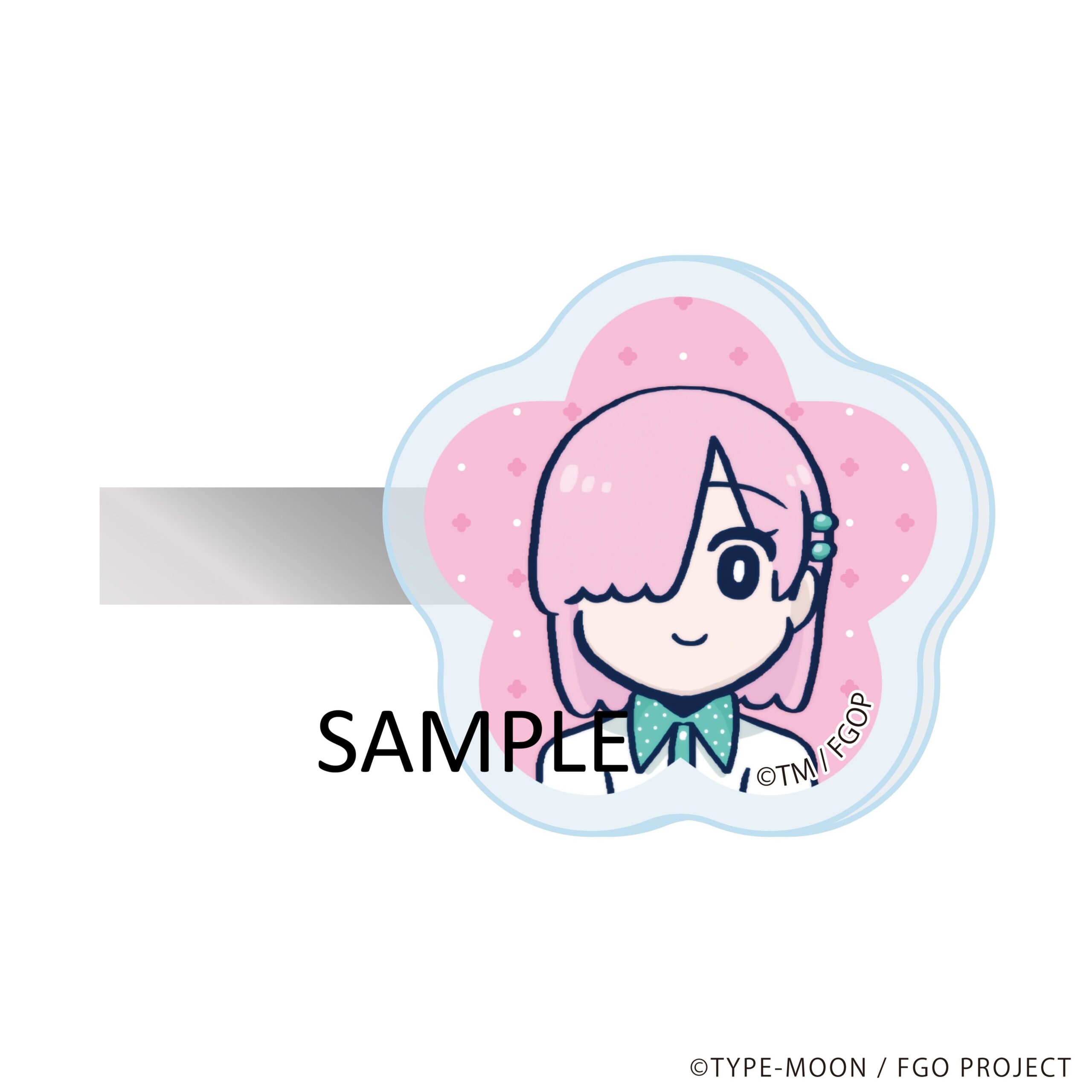 マシュのフラワー型クリップ