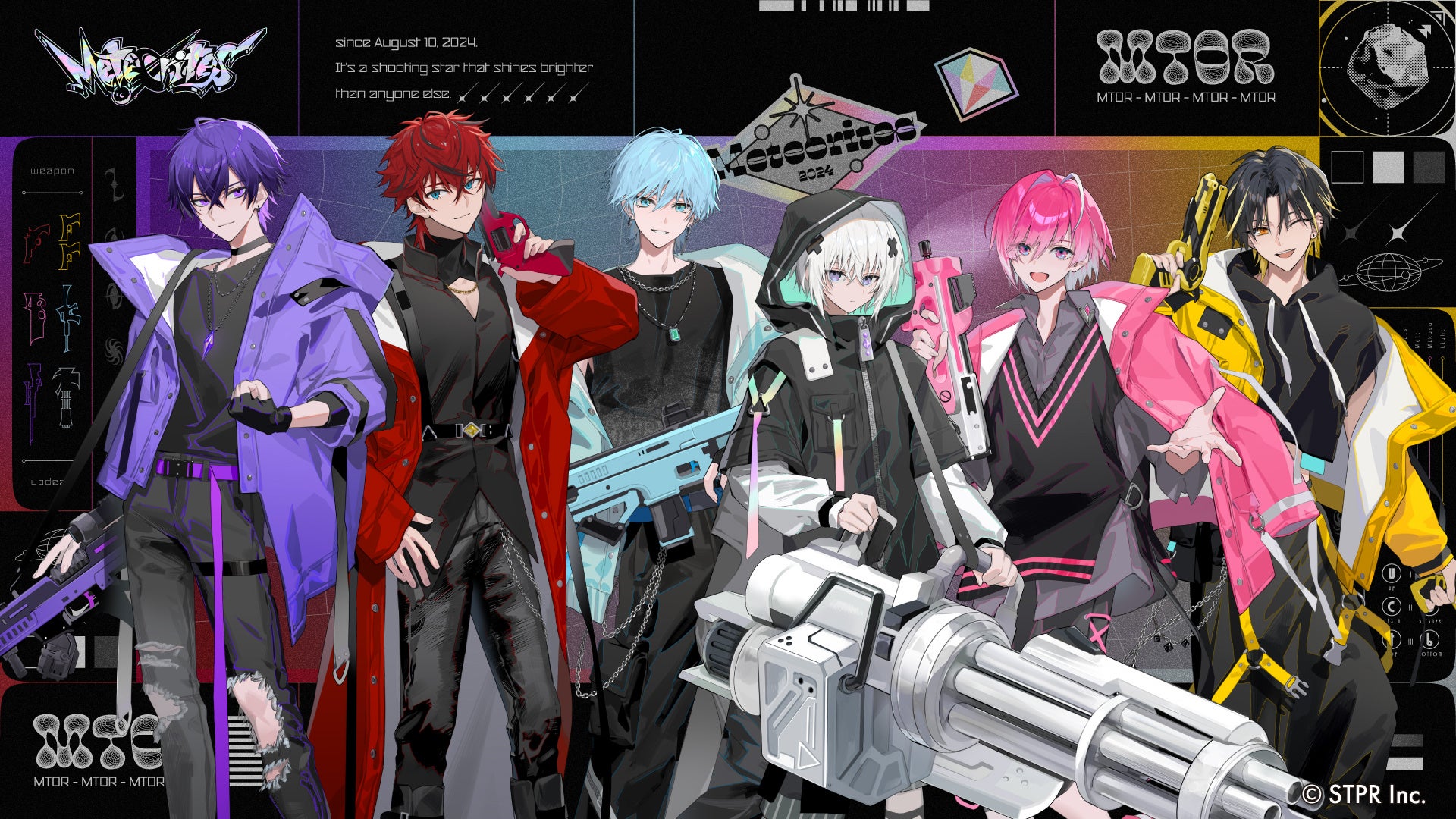 キャラクターたちが勢揃いするポスター