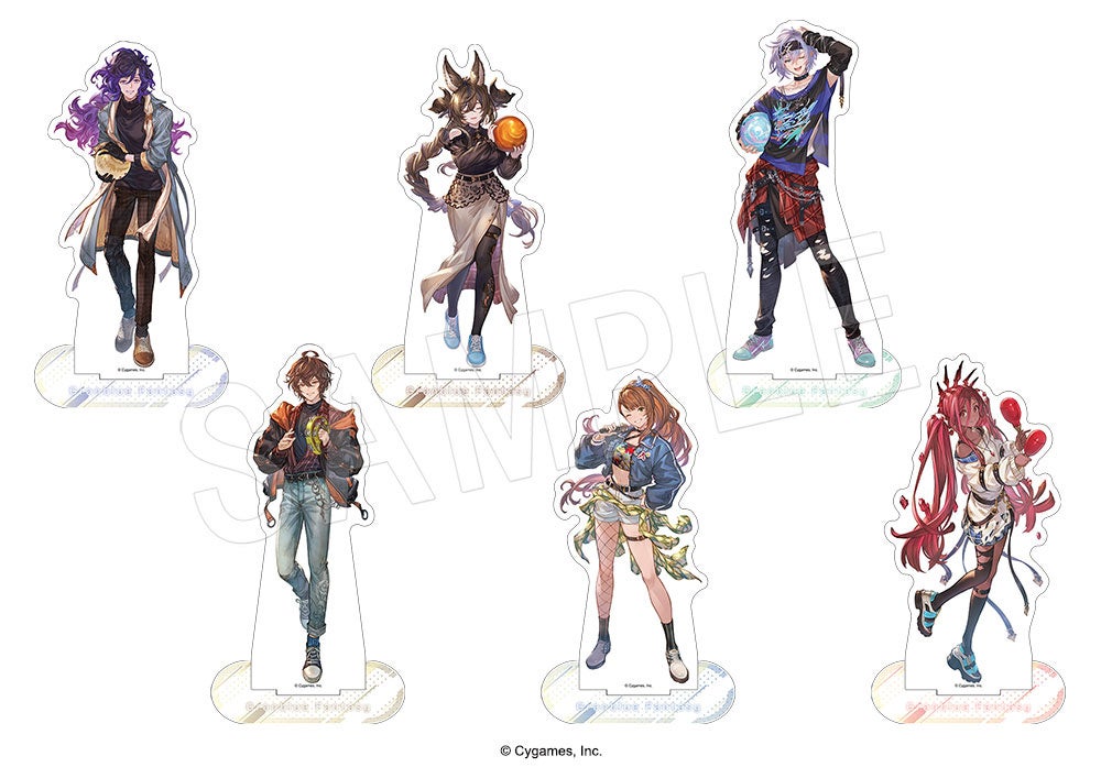 キャラクターのスタンドアクリルフィギュア