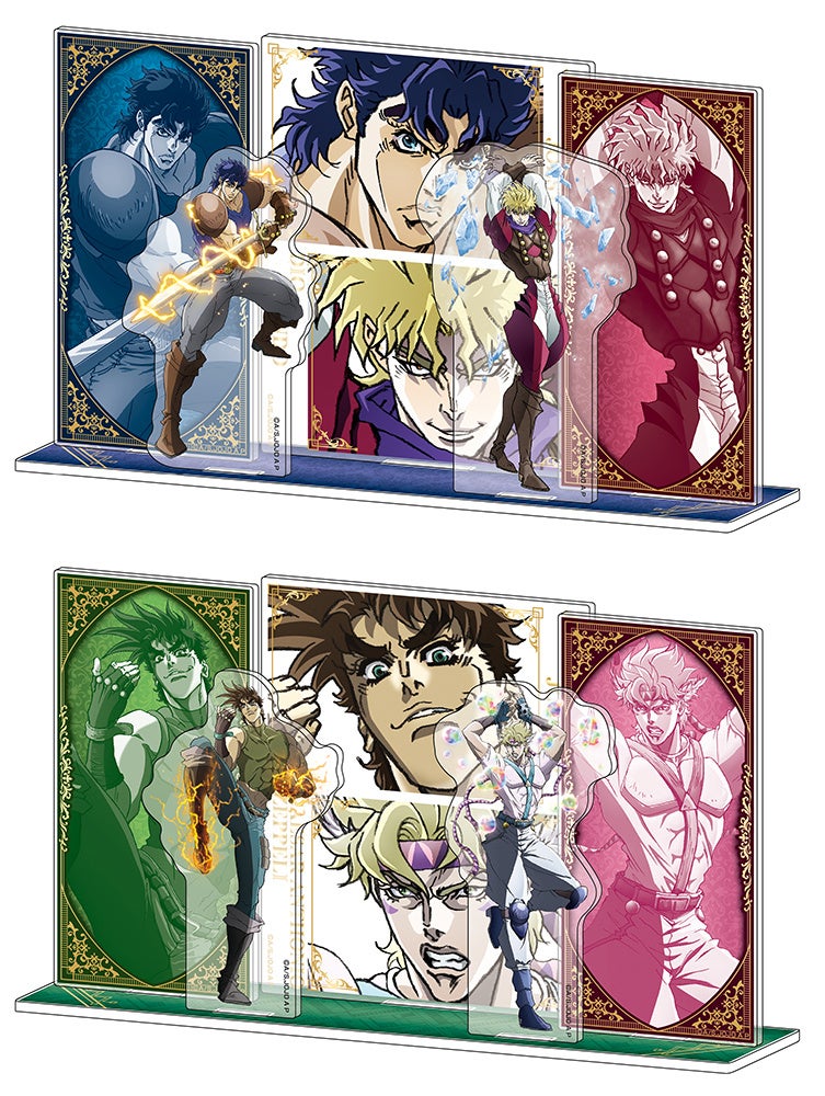 ジョジョキャラのアクリルディスプレイ