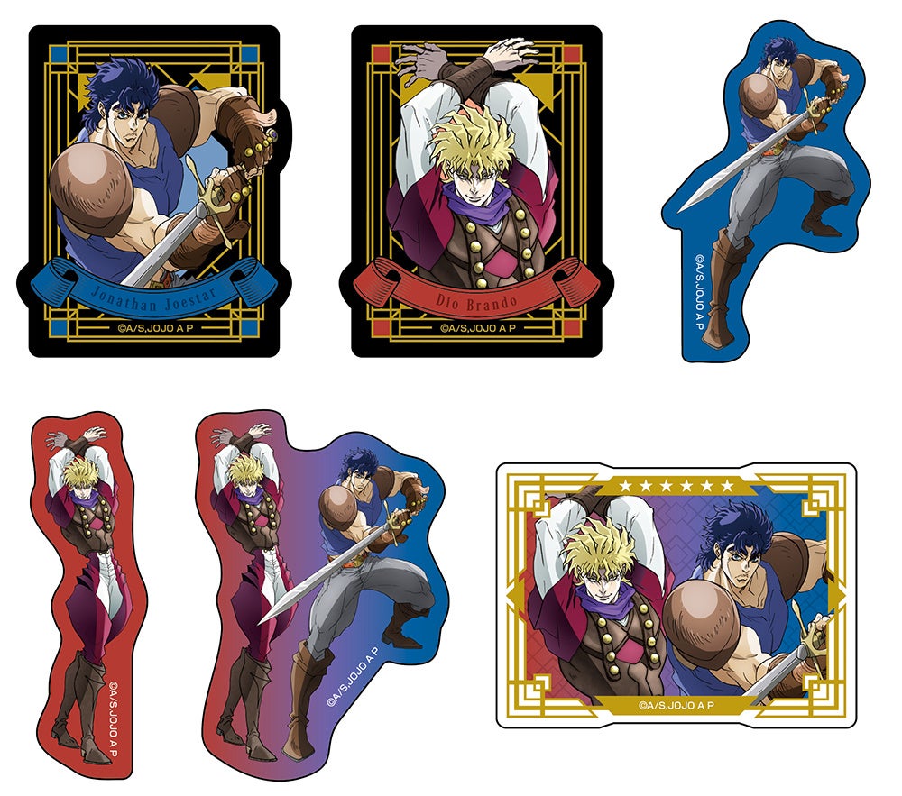 ジョジョキャラのステッカーセット